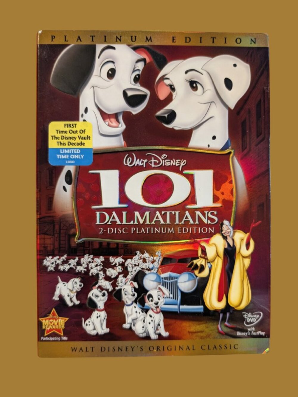 BOGO Disney 101 Dalmatians 2-Disc DVD Platinum Edition (2008)